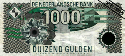 NETHERLAND CURRENCY (1000 Gulden)
