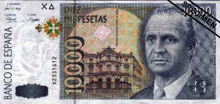 SPAINISH CURRENCY (10000 SCH)