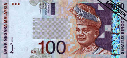 Hundred ringgit (RM100)