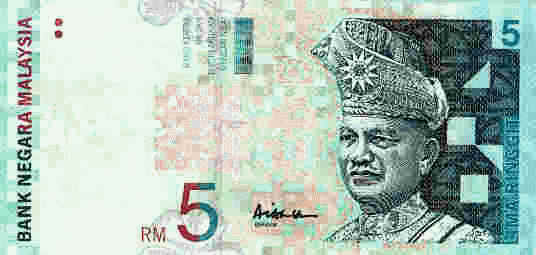Five ringgit (RM5)